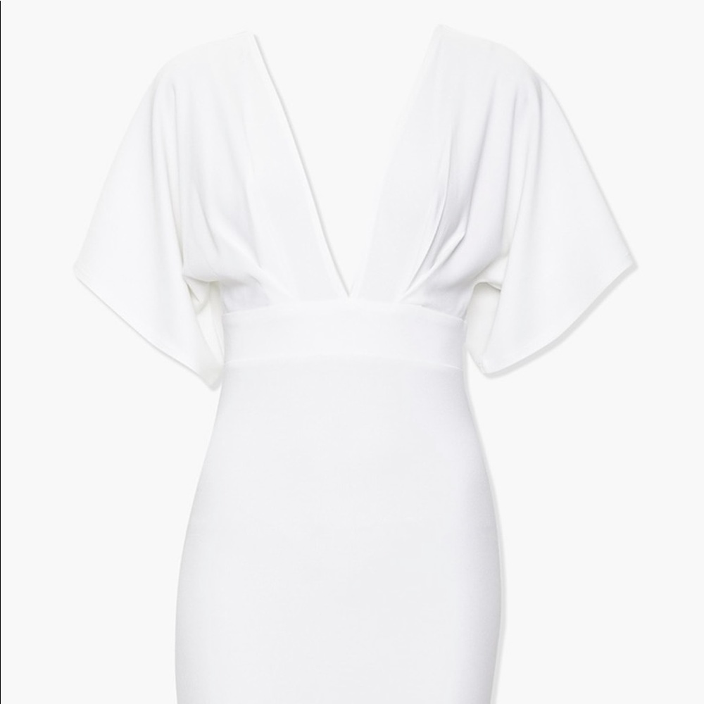 Plunging Bodycon Dress